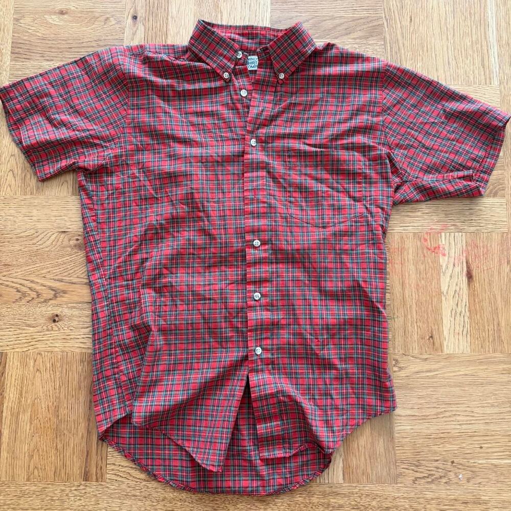 Vintage windsor shirt company red